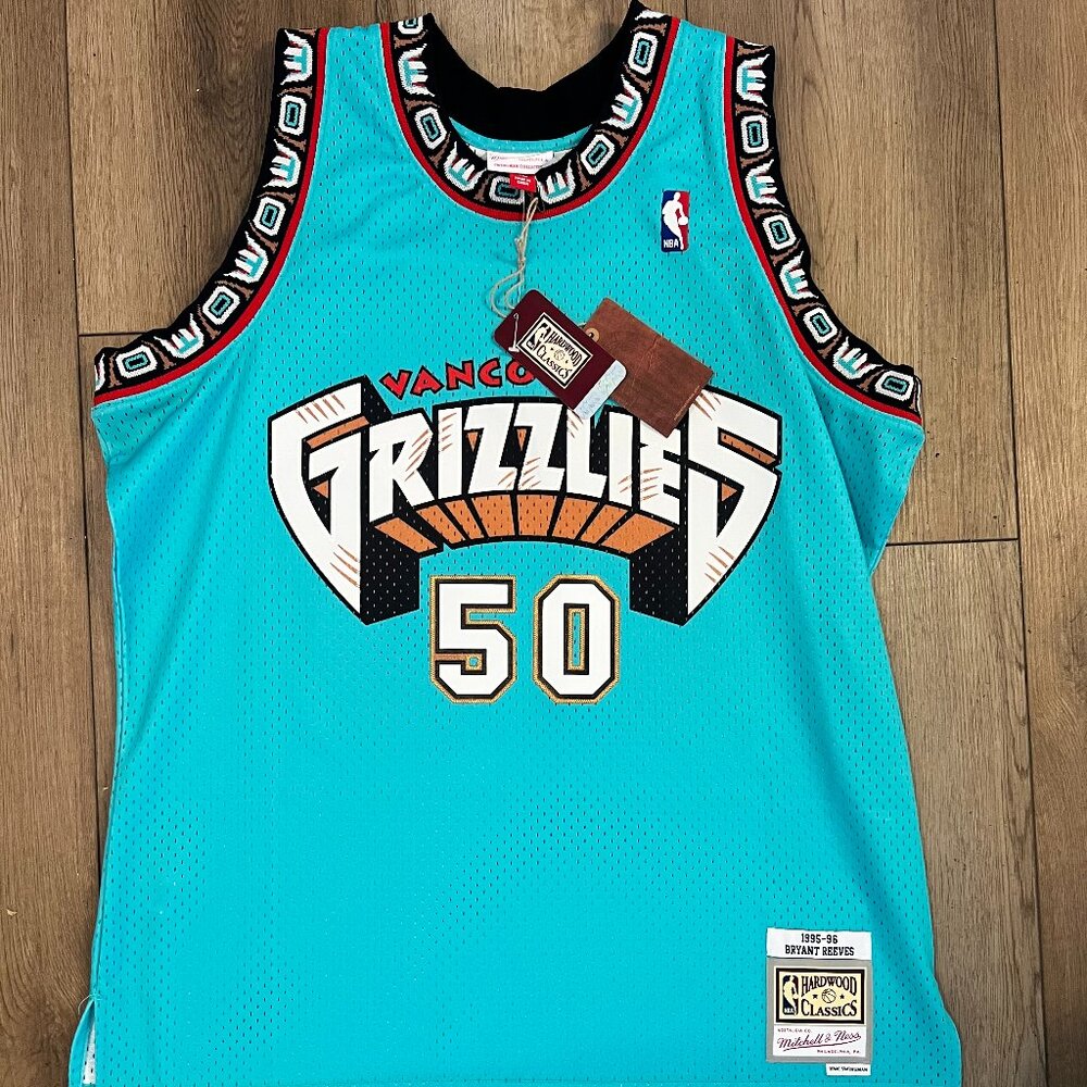 MITCHELL & NESS HARDWOOD CLASSICS 95/96 VANCOUVER GRIZZLIES JERSEY (XL)